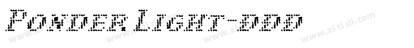 Ponder Light字体转换 Ponder Light字体转换
